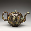 Punch pot, Style of Whieldon type, Lead-glazed earthenware, British, Staffordshire