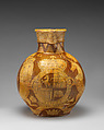 Harvest jug, Robert Burnal of Cutcombe, Slipware with graffito decoration, British, Cutcombe, Somerset