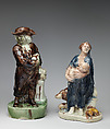 The Parson (part of a "Tithe Pig" group), Ralph Wood the Younger (British, Burslem 1748–1795 Burslem), Lead-glazed earthenware, British, Burslem, Staffordshire