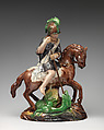 St. George and the dragon, Ralph Wood the Younger British, Lead-glazed earthenware, British, Burslem, Staffordshire