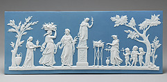 Plaque, Josiah Wedgwood and Sons British, Jasperware, British, Staffordshire