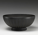 Bowl (part of a set), Wedgwood and Co., Basalt ware, British, Etruria, Staffordshire