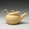 Teapot with cover (part of a set), Josiah Wedgwood and Sons (British, Etruria, Staffordshire, 1759–present), Jasperware, British, Staffordshire