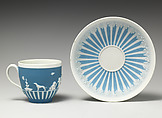 Cup and saucer, Josiah Wedgwood and Sons (British, Etruria, Staffordshire, 1759–present), Jasperware, British, Etruria, Staffordshire