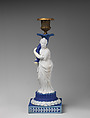 Pair of candlesticks, Factory of Josiah Wedgwood (British, Burslem, Stoke-on-Trent 1730–1795 Burslem, Stoke-on-Trent), Jasperware, British, Etruria, Staffordshire