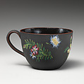 Tea cup (part of a set), Josiah Wedgwood and Sons (British, Etruria, Staffordshire, 1759–present), Basalt ware, British, Etruria, Staffordshire