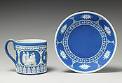 Cup and saucer, Josiah Wedgwood and Sons (British, Etruria, Staffordshire, 1759–present), Jasperware, British, Etruria, Staffordshire