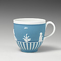 Pair of cups (part of a set), Josiah Wedgwood and Sons (British, Etruria, Staffordshire, 1759–present), Jasperware, British, Etruria, Staffordshire