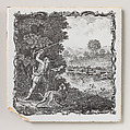 Set of twelve tiles with scenes from Aesop's Fables, Tin-glazed earthenware, British, Liverpool