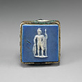 Roman soldier with spear and shield, Josiah Wedgwood and Sons British, Jasperware, British, Staffordshire