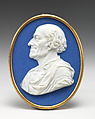 Voltaire, Josiah Wedgwood and Sons  British, Jasper dip, front and back, British, Staffordshire