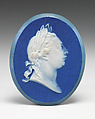 George III, Josiah Wedgwood and Sons  British, Jasper dip, dark blue on white blue, British, Staffordshire