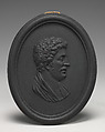 Medallion, Josiah Wedgwood  British, Black basalt ware, British, Etruria, Staffordshire