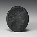 Intaglio, Josiah Wedgwood British, Black basalt ware, British, Etruria, Staffordshire