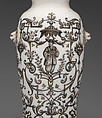 Pair of vases, Decorated by the Hausmaler Ignaz Preissler (Bohemian, Bedřichovka ca.1676–1741 Kunstàt), Hard-paste porcelain (Dehua, so-called blanc de chine), Chinese and European