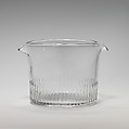 Pair of wineglass coolers, Glass, British