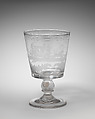 Goblet, Glass, British