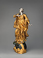 Virgin of the Immaculate Conception, Probably after a model by Lorenzo Vaccaro (Italian, 1653–1706), Bronze, fire-gilt; polychromy, silver, Italian, Naples