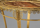 Guéridon, Werner &amp; Mieth, Berlin, Gilt yellow metal, alabaster, German, Berlin