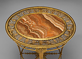 Guéridon, Werner &amp; Mieth, Berlin, Gilt yellow metal, alabaster, German, Berlin
