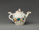 Teapot, Saint-Cloud factory (French, mid-1690s–1766), Soft-paste porcelain, French, Saint-Cloud