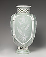 Vase with rope and wheat decoration, Minton(s) (British, Stoke-on-Trent, 1793–present), Bone china, British, Stoke-on-Trent, Staffordshire