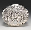 Tobacco box, Silver, British