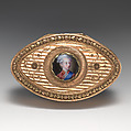 Snuffbox with portrait of Christian VII (1749-1808), After Georg Christian Seiptius (Danish, Dresden 1744–1795 Copenhagen), Gold, enamel, British