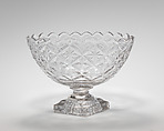 Salad or fruit bowl, Glass, British or Irish