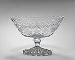 Fruit bowl, Glass, probably Irish