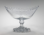 Fruit bowl, Glass, probably Irish