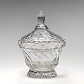 Bowl with cover, Glass, British or Continental European