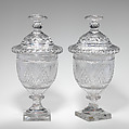 Urn (one of a pair), Glass, Irish