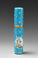 Étui, Copper, enamel, British, South Staffordshire