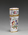 Étui, Copper, enamel, British, possibly Birmingham