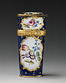 Étui, Enameled copper, British, South Staffordshire