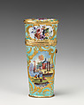 Étui, Enameled copper, British, South Staffordshire