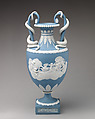 Vase (one of a pair), Josiah Wedgwood and Sons (British, Etruria, Staffordshire, 1759–present), Jasperware, British, Etruria, Staffordshire