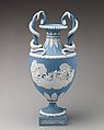 Vase (one of a pair, Josiah Wedgwood and Sons (British, Etruria, Staffordshire, 1759–present), Jasperware, British, Etruria, Staffordshire