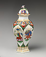 Covered vase (one of a pair), Worcester factory (British, 1751–2008), Soft-paste porcelain, British, Worcester