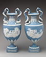 Vase (one of a pair), Josiah Wedgwood and Sons (British, Etruria, Staffordshire, 1759–present), Jasperware, British, Etruria, Staffordshire