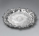 Tray, Paul de Lamerie  British, Silver, British, London