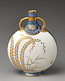 Moon flask, Minton(s) (British, Stoke-on-Trent, 1793–present), Bone china with enamel decoration and gilding, British, Stoke-on-Trent, Staffordshire