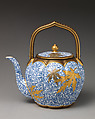 Teapot with fixed handle, Worcester factory (British, 1751–2008), Bone china, British, Worcester