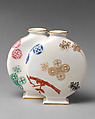 Double moon flask, Worcester factory (British, 1751–2008), Bone china, British, Worcester