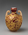 Vase with handles, Crown Derby (British, 1750–present), Bone china with enamel decoration and gilding, British, Derby