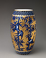 Vase with birds and bamboo (one of a pair), Coalport (British, ca. 1799–1926), Porcelain, British, Coalport