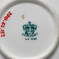 Saucer, Coalport (British, ca. 1799–1926), Porcelain, British, Coalport