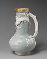 Ewer with twisted trunk handle, Copeland (British, 1833–1970), Porcelain, British, Stoke-on-Trent, Staffordshire