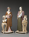 Figure of Japanese woman, James Hadley (British, 1837–1903), Bone china (